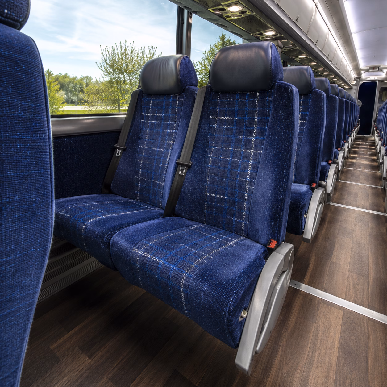 tuscaloosa charter bus services interior