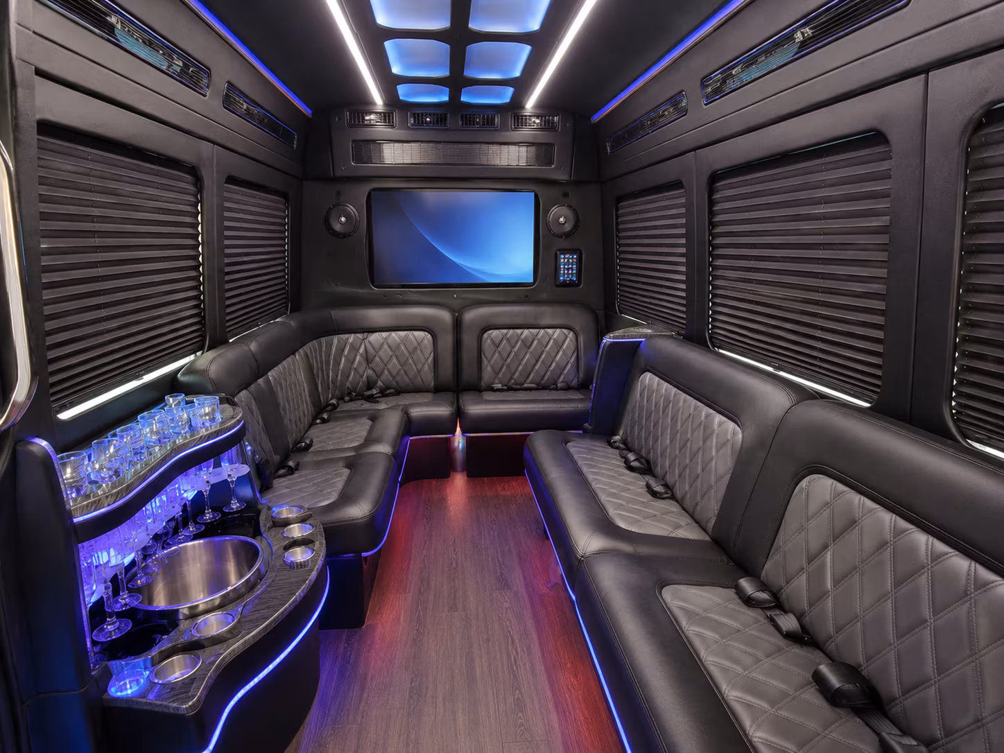 tuscaloosa party bus interior